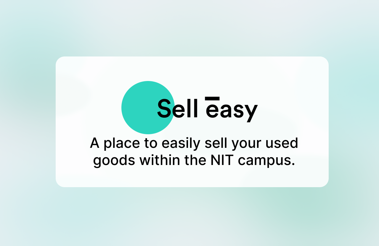 Sell Easy A place to easily sell or buy used goods